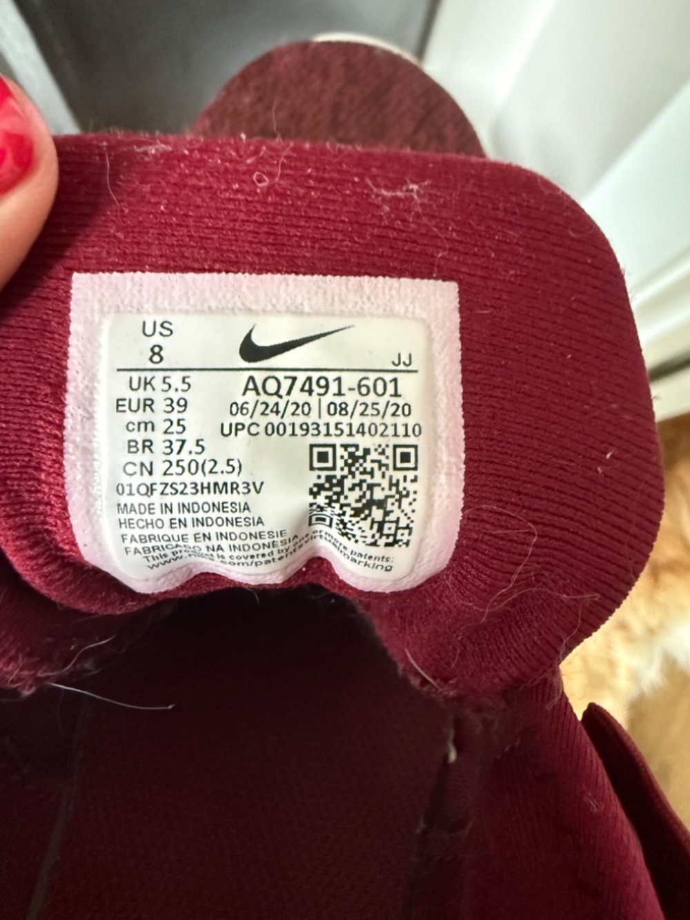 Nike Flex TR9 Women's Training Shoes Size 8 Burgundy Rose Gold Athletic Sneakers - Picture 3 of 8